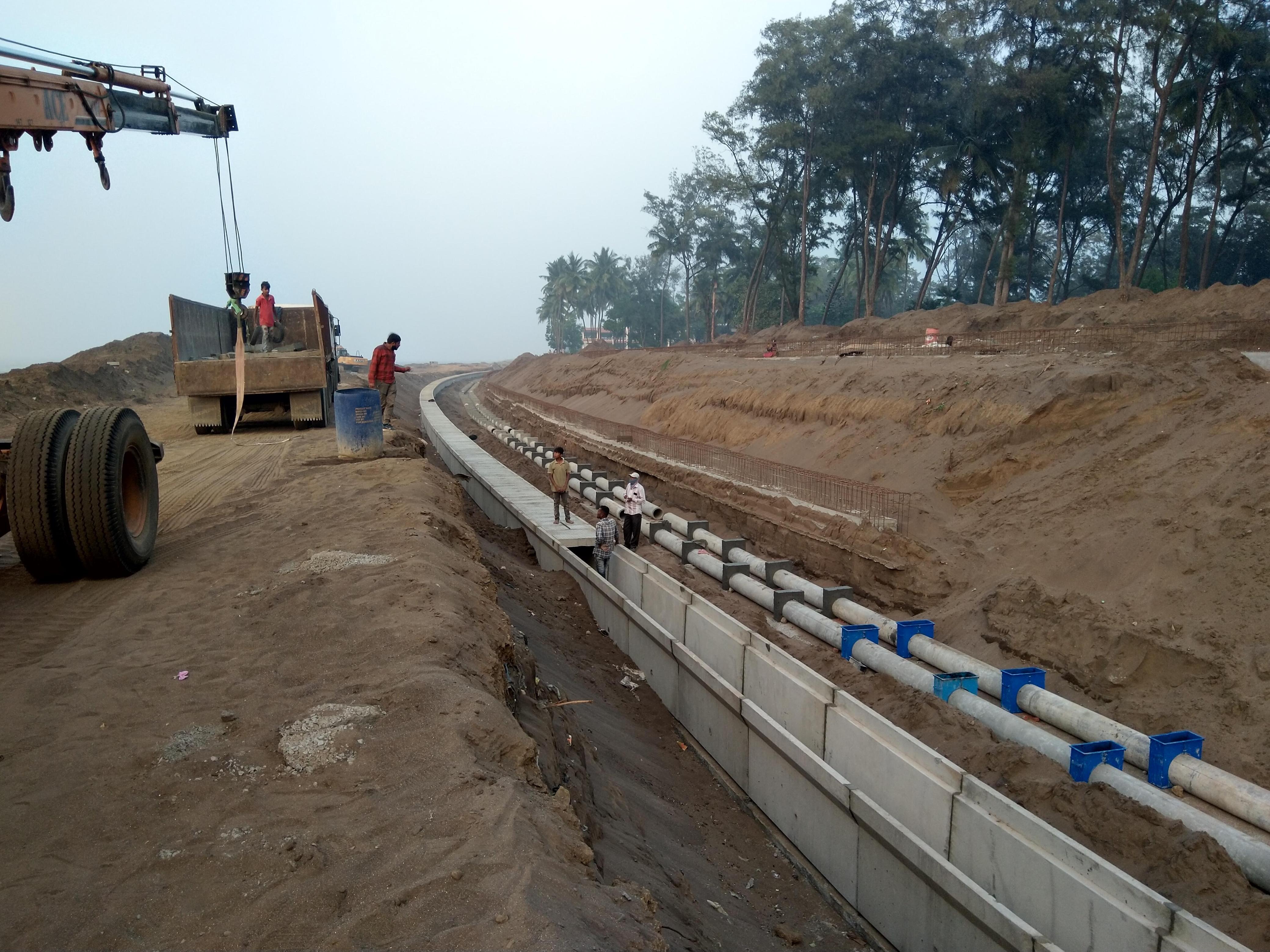 Utility Duct – Devka Beach