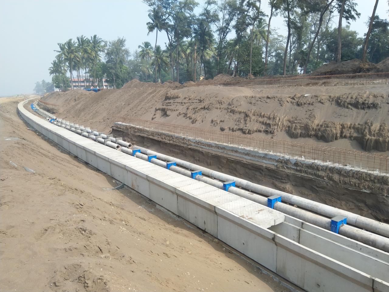 Utility Duct – Devka Beach
